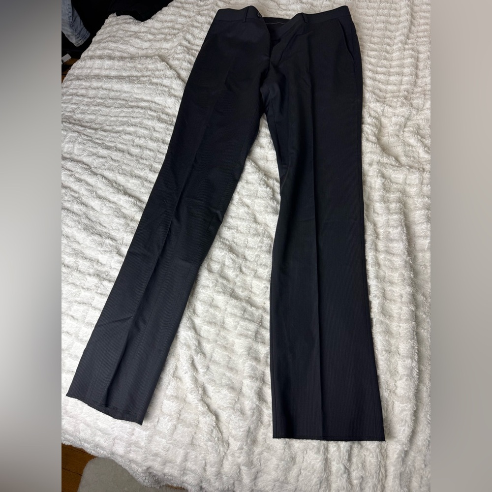 Oxford Charcoal Wool Suit Jacket